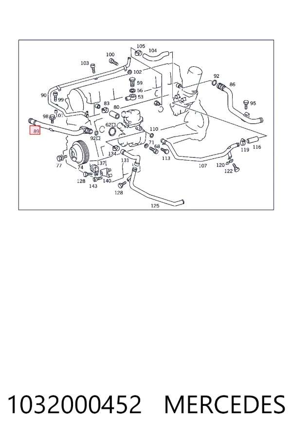 Купить A1032000452 Mercedes 