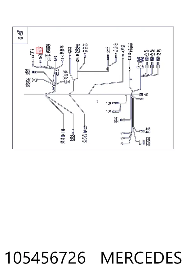  Mercedes A0105456726