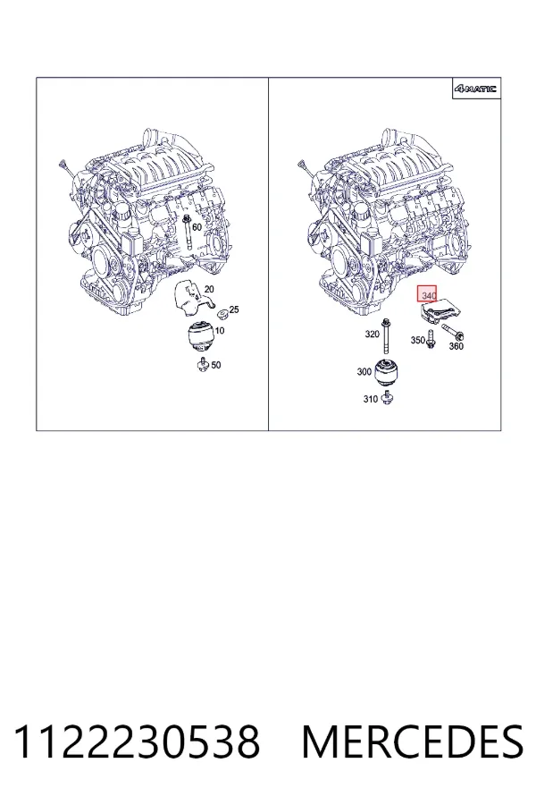 A1122230538 Mercedes 