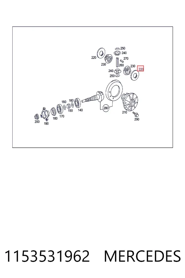  Mercedes A1153531962 цена, от 85.87 USD