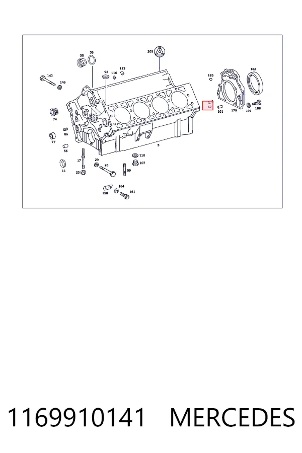 A1169910141 Mercedes 