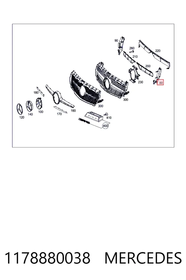 A1178880038 Mercedes 