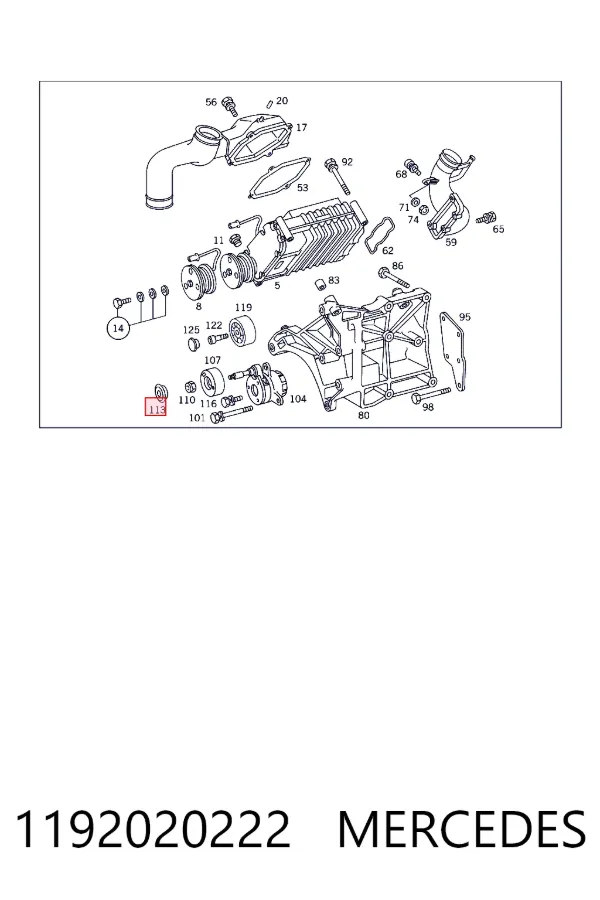 A1192020222 Mercedes 