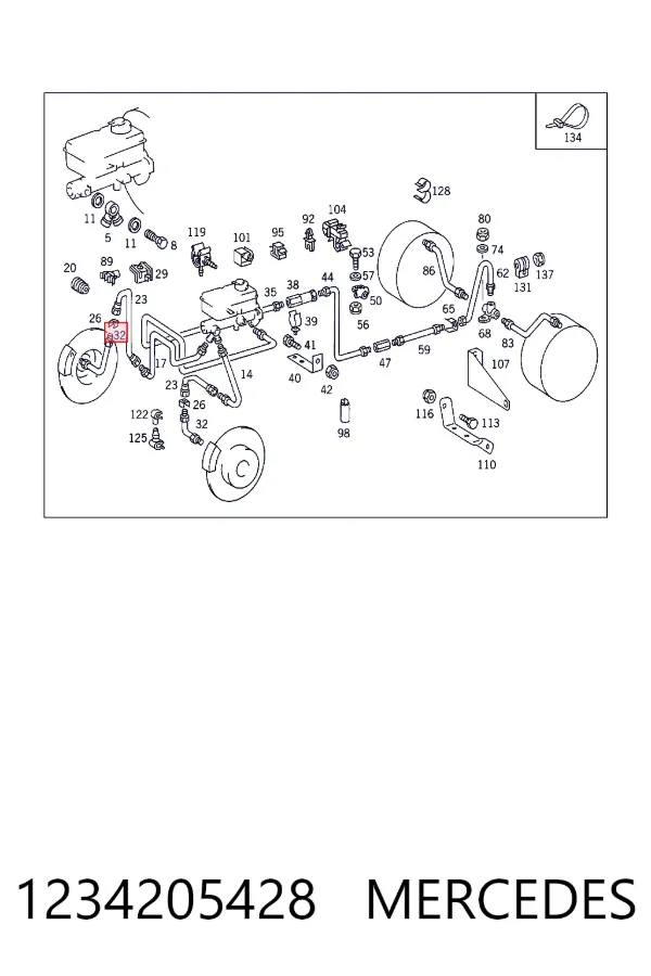  A1234205428 Mercedes