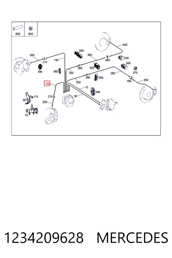  Mercedes A1234209628 цена, от 34.01 USD