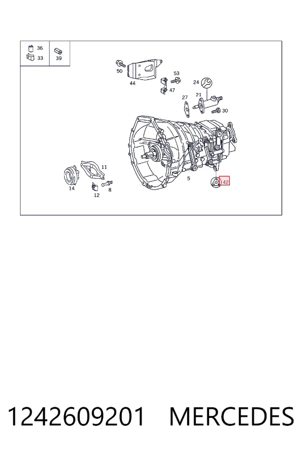 Ремкомплект коробки передач A1242609201 Mercedes