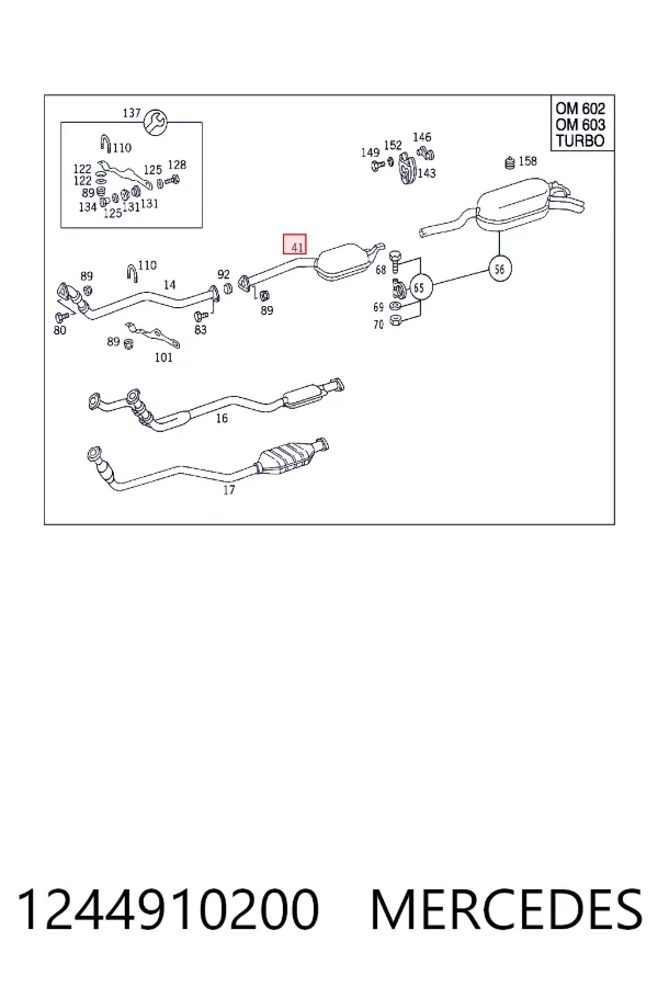 A1244910200 Mercedes 
