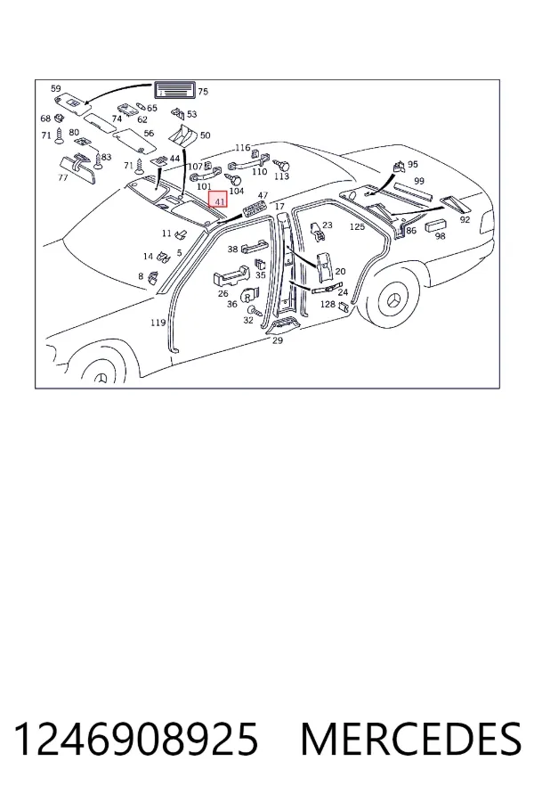 A1246908925 Mercedes 