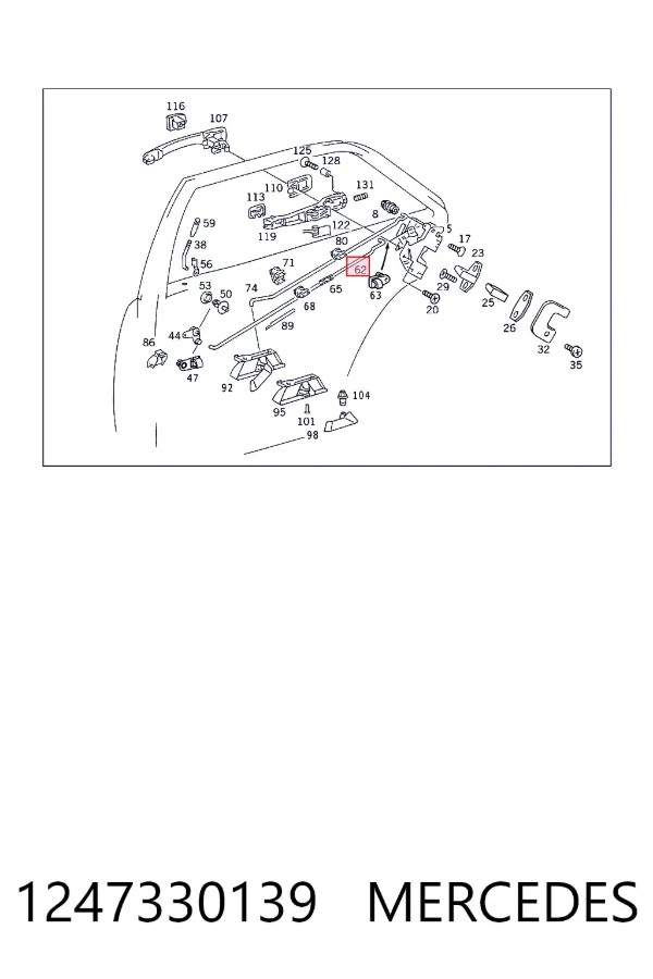 A1247330139 Mercedes 