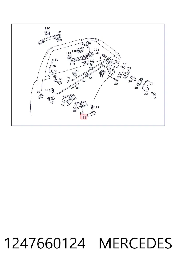 A1247660124 Mercedes 