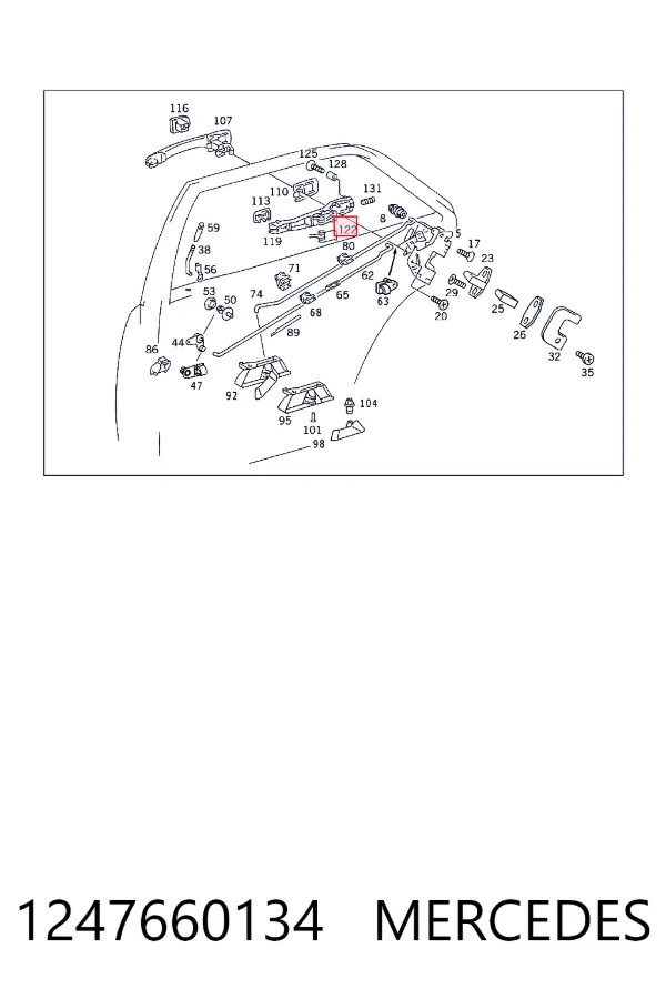  Mercedes A1247660134 цена, от 1.42 USD