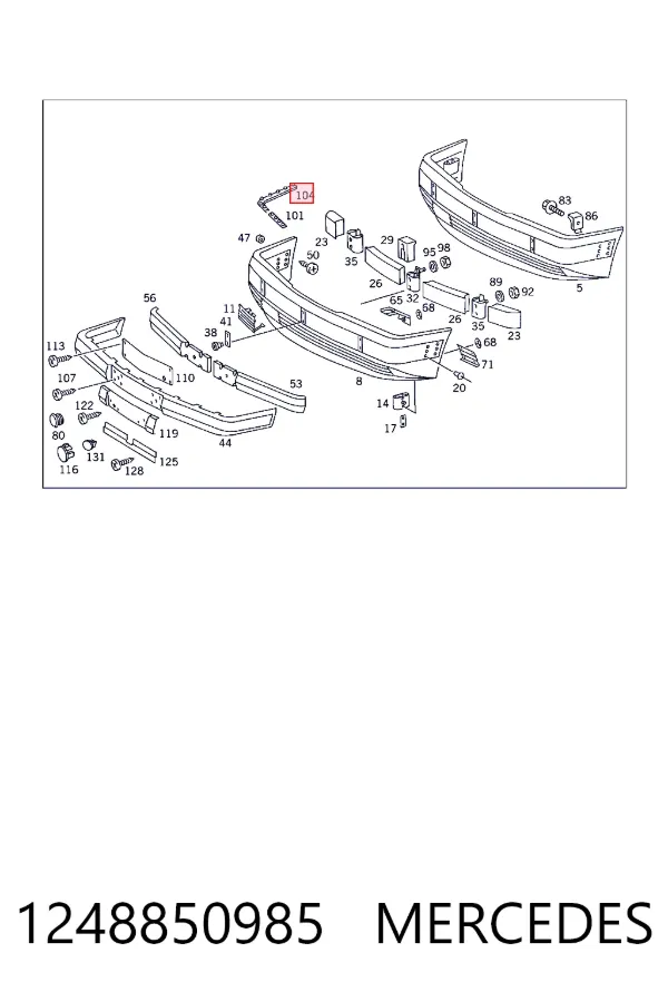 A1248850985 Mercedes 