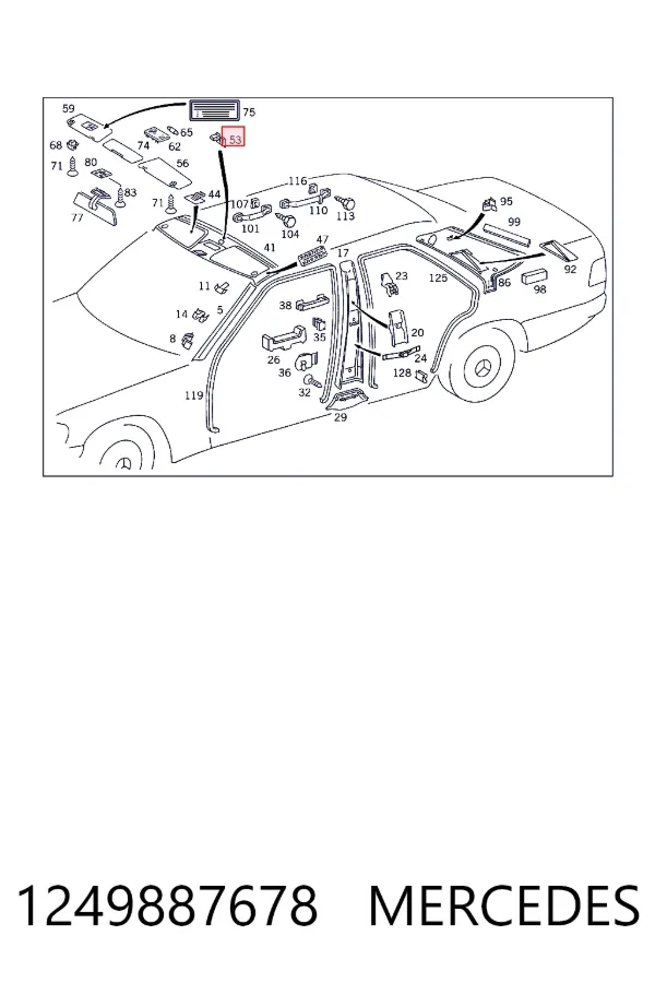 A1249887678 Mercedes 