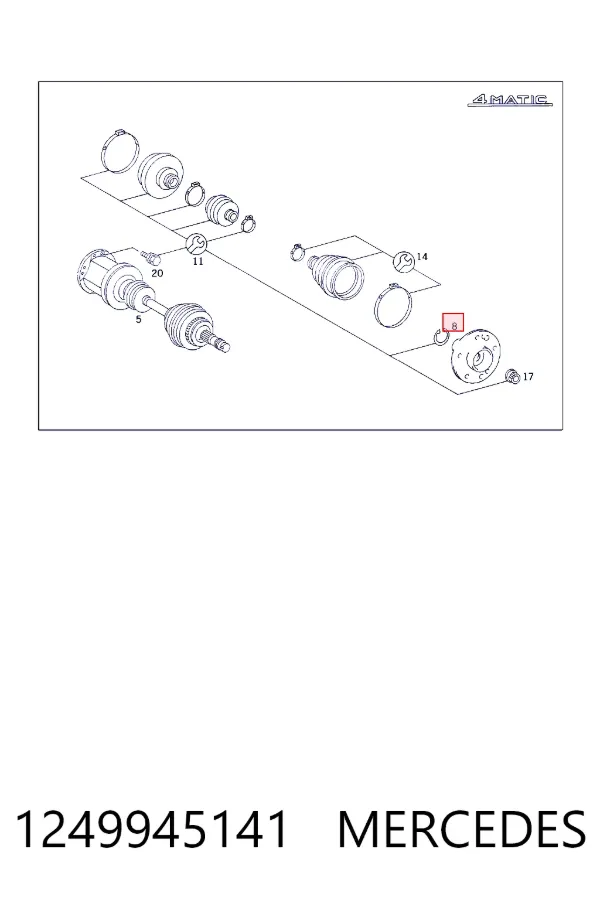 A1249945141 Mercedes 