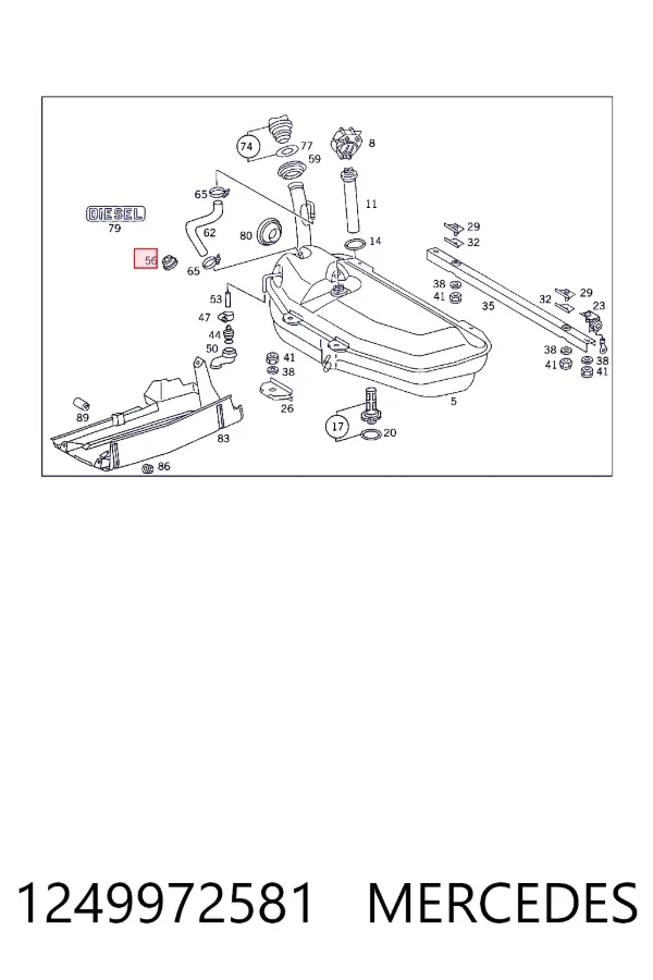 A1249972581 Mercedes 