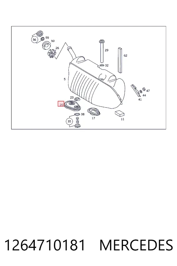 A1264710181 Mercedes 