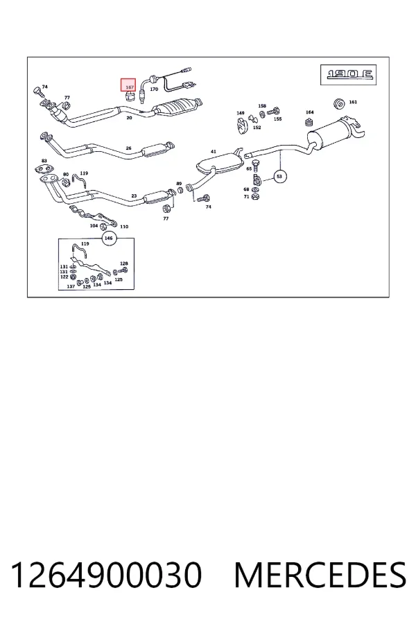  Mercedes A1264900030