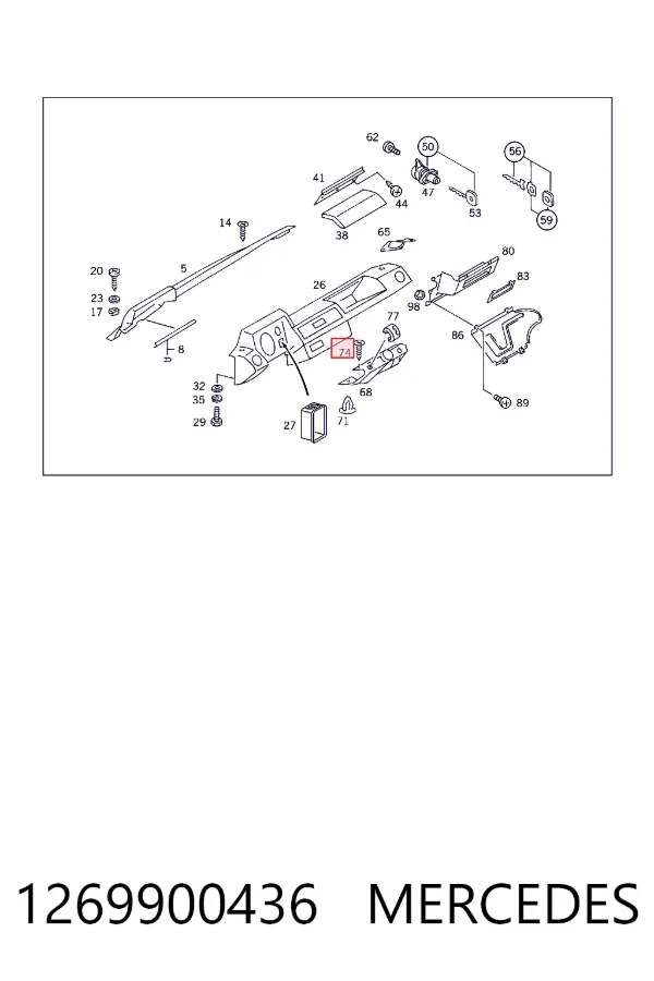 A1269900436 Mercedes