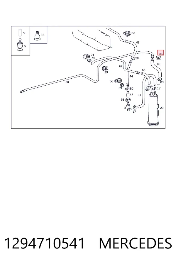 A1294710541 Mercedes 