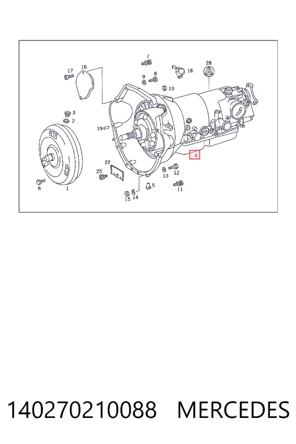 Коробка автомат Mercedes A1402702100