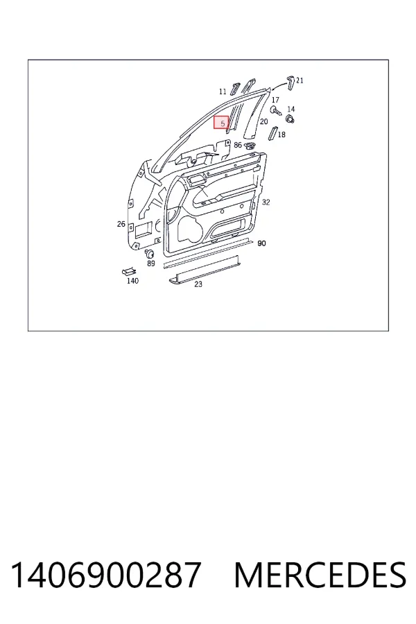  Mercedes A1406900287 цена, от 50.68 USD
