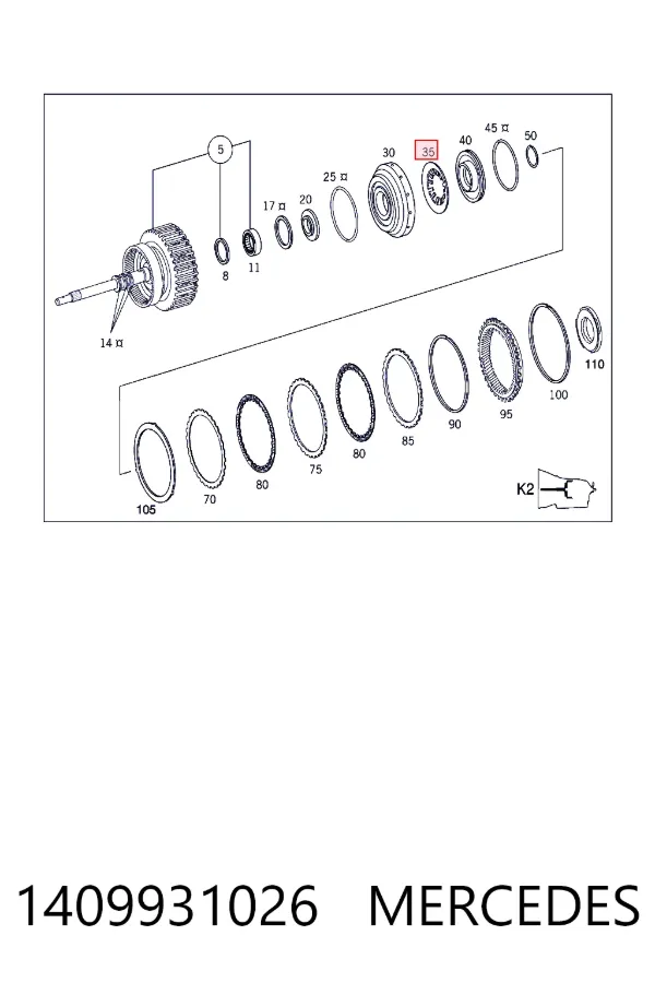 A1409931026 Mercedes 