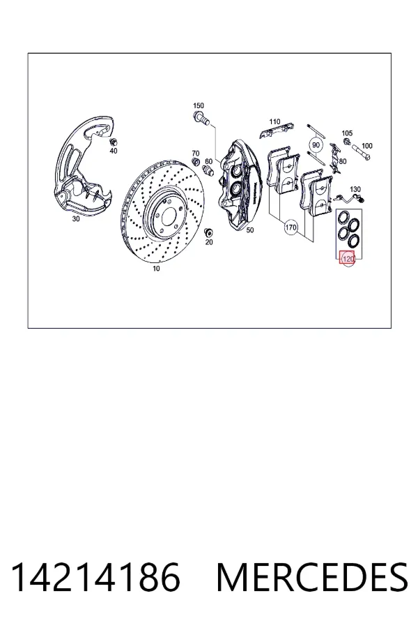 A0014214186 Mercedes 