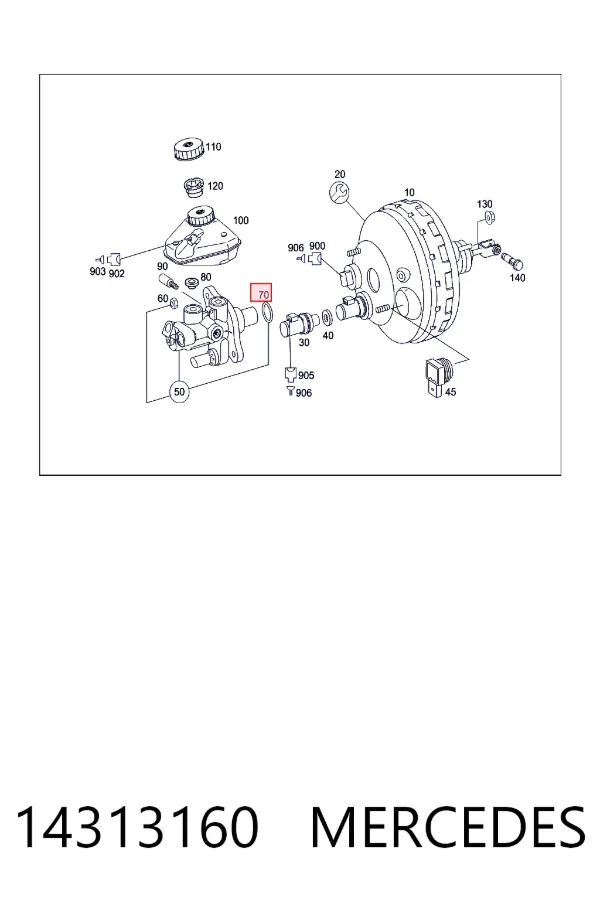  A0014313160 Mercedes