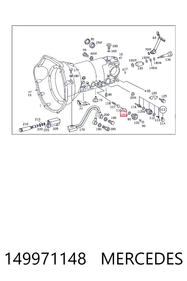 Купить A0149971148 Mercedes 