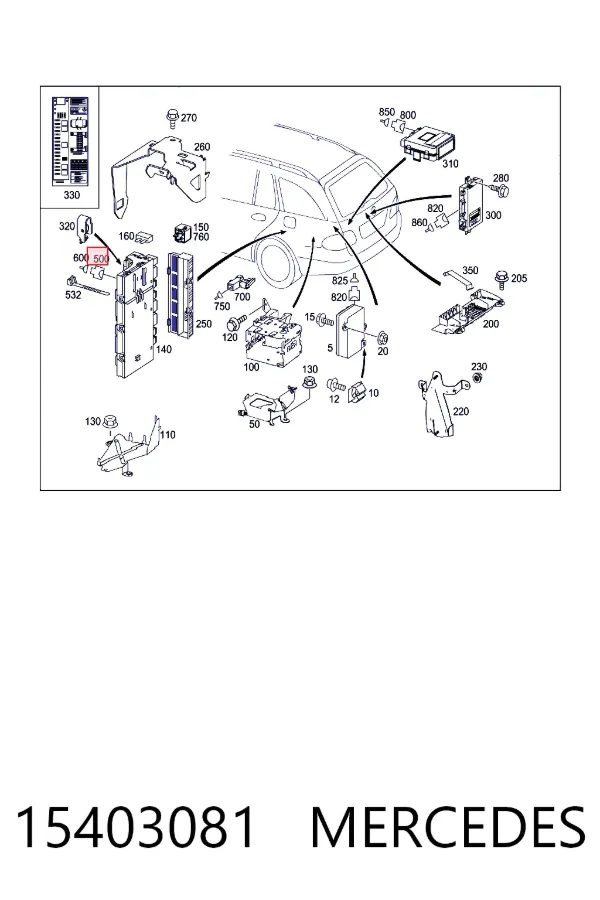  Mercedes A0015403081