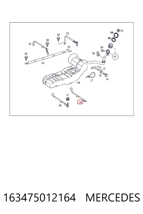 A1634750121 Mercedes 