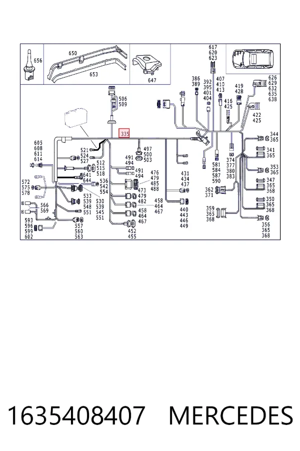  Mercedes A1635408407 цена, от  USD