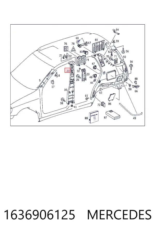 A1636906125 Mercedes 