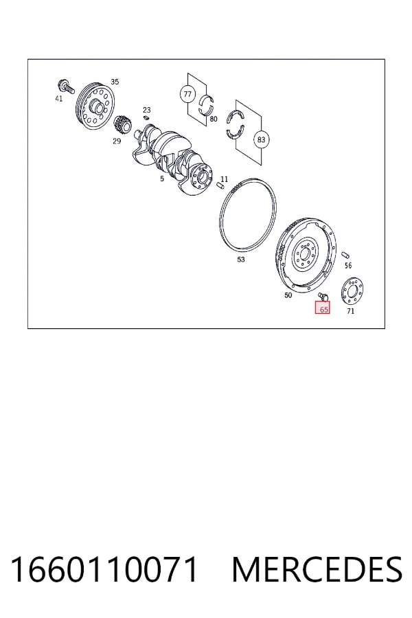 A1660110071 Mercedes 