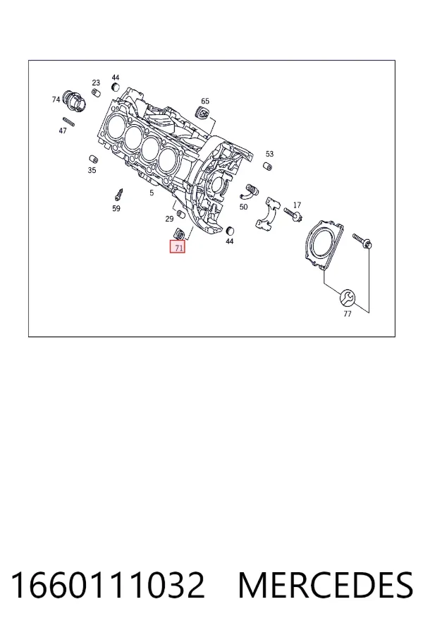 A1660111032 Mercedes 