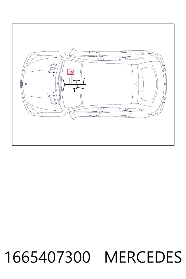 A1665407300 Mercedes 