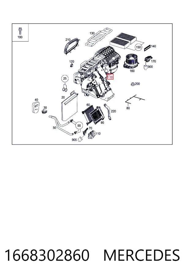 A1668302860 Mercedes 
