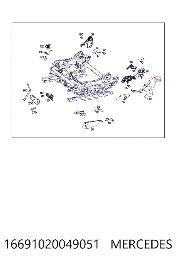  Mercedes A1669102004 цена, от 44.34 USD