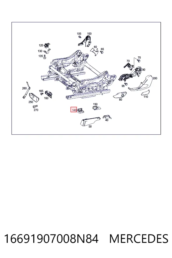 Купить A1669190700 Mercedes 