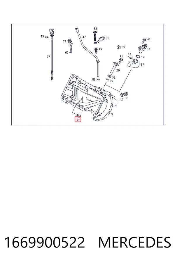 A1669900522 Mercedes 