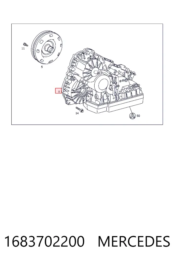 A1683702200 Mercedes Автоматическая коробка передач
