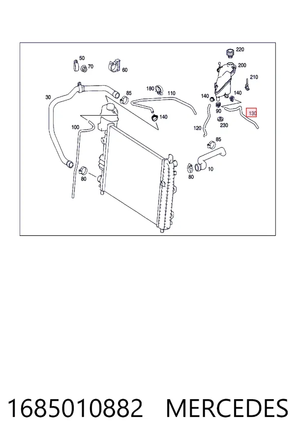 A1685010882 Mercedes 