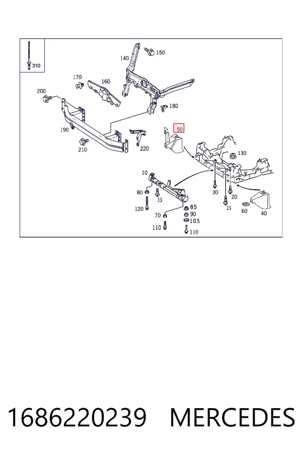 A1686220239 Mercedes 