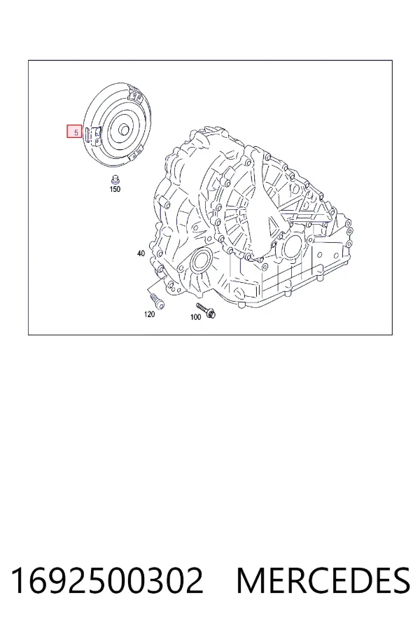 Гидротрансформатор 1692500302 Mercedes