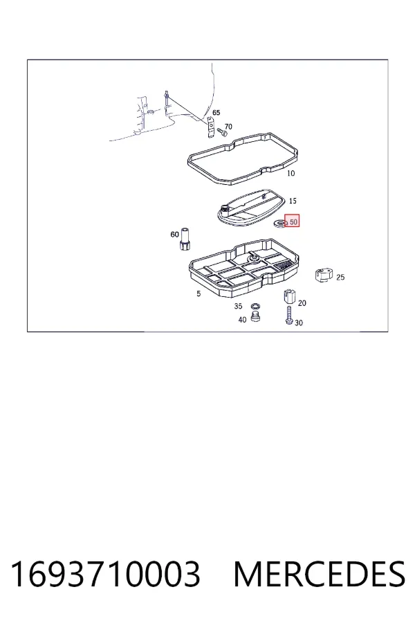 Магнит АКПП 1693710003 Mercedes