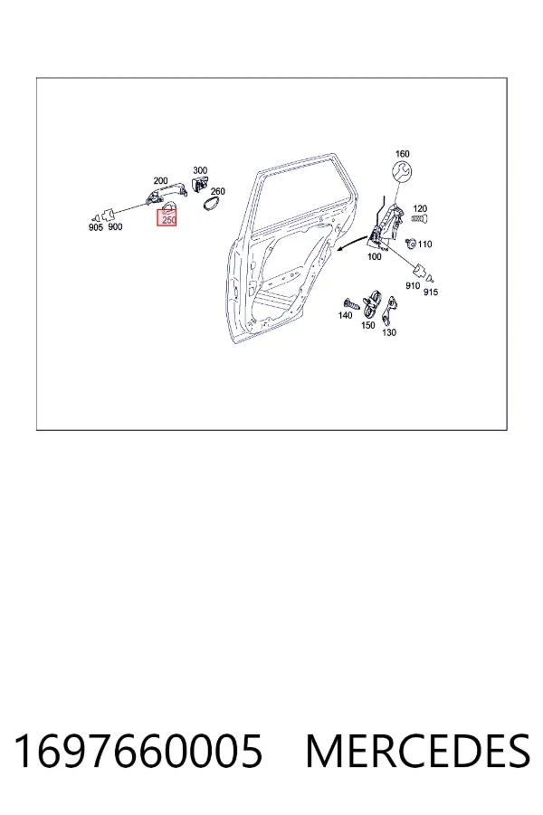A1697660005 Mercedes 