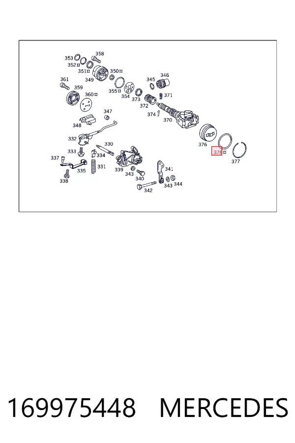 Купить A0169975448 Mercedes 