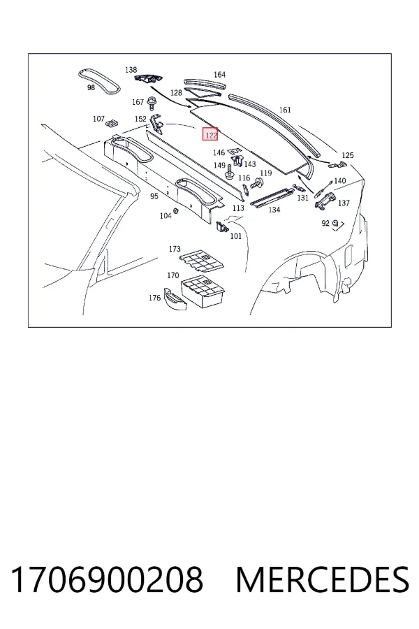  A1706900208 Mercedes