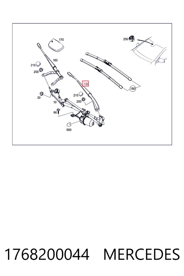  Mercedes A1768200044 цена, от 8.42 USD