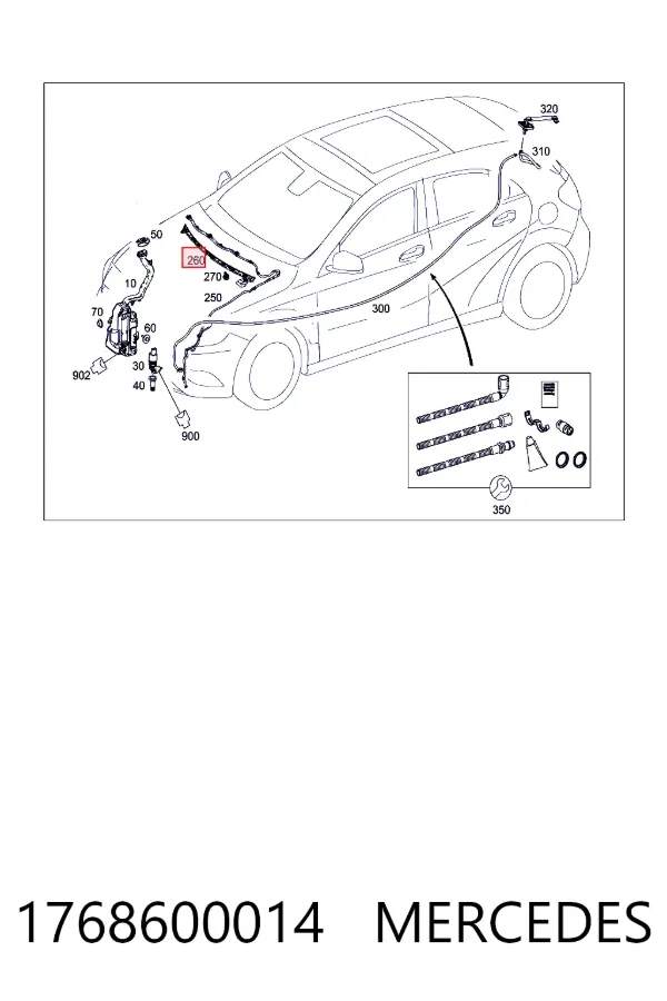 A1768600014 Mercedes 